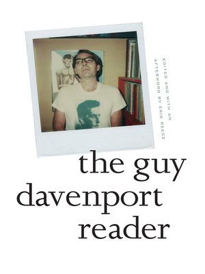 cover image of The Guy Davenport Reader